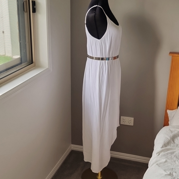 White Summer dress from Lily Whyt Size 10 NWOT - Picture 4 of 16